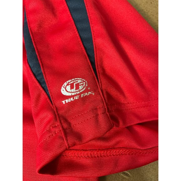 Vintage Washington Nationals DC Men's Red MLB Jersey Sz L - Picture 6 of 8